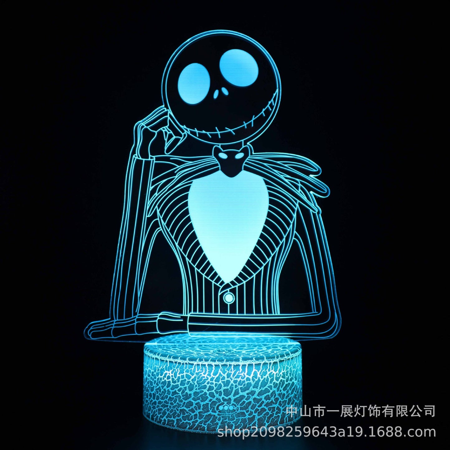 Cross-border explosion cartoon animal Totoro series colorful creative 3D lights LED night light gift table lamp visual lights