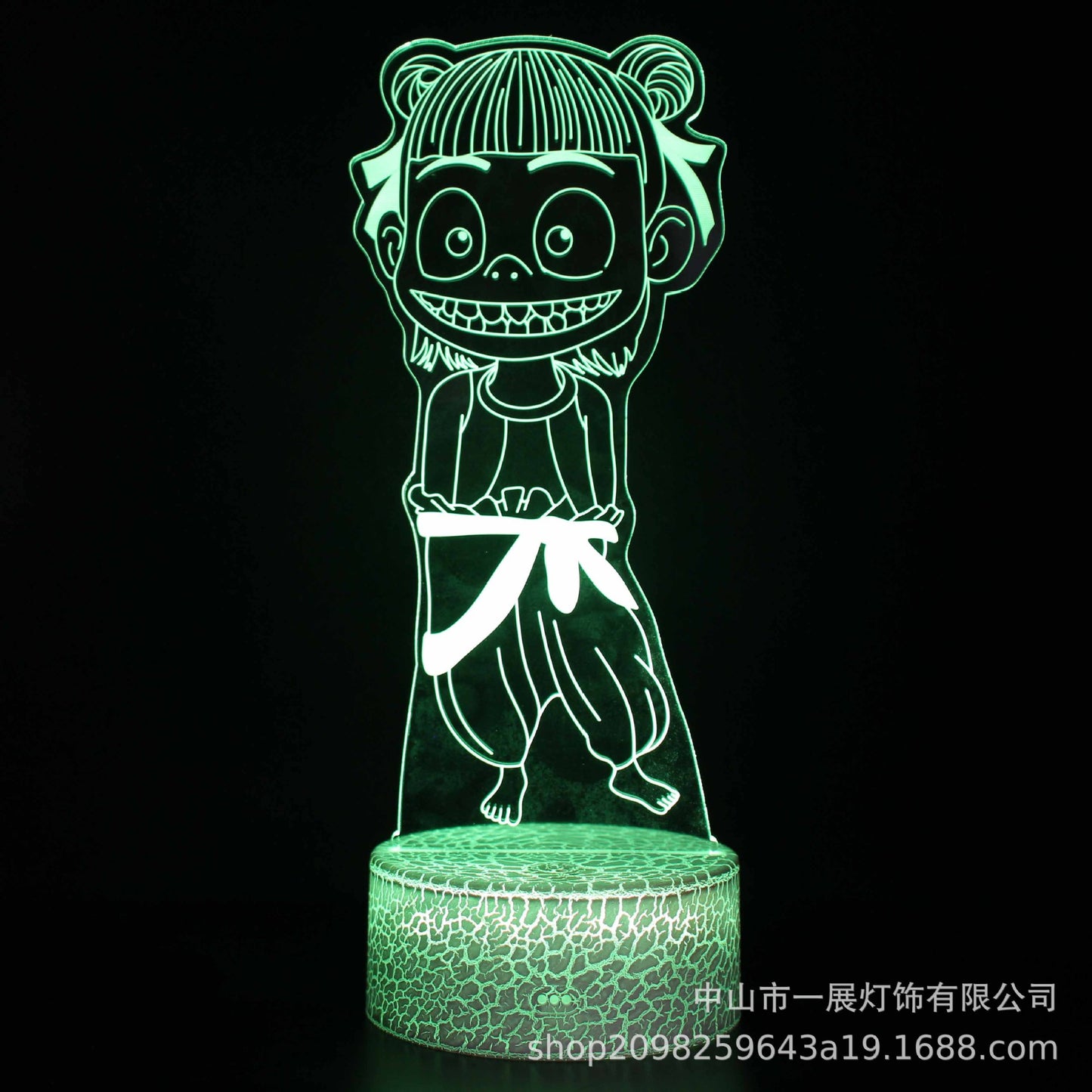 Cross-border explosion cartoon animal Totoro series colorful creative 3D lights LED night light gift table lamp visual lights