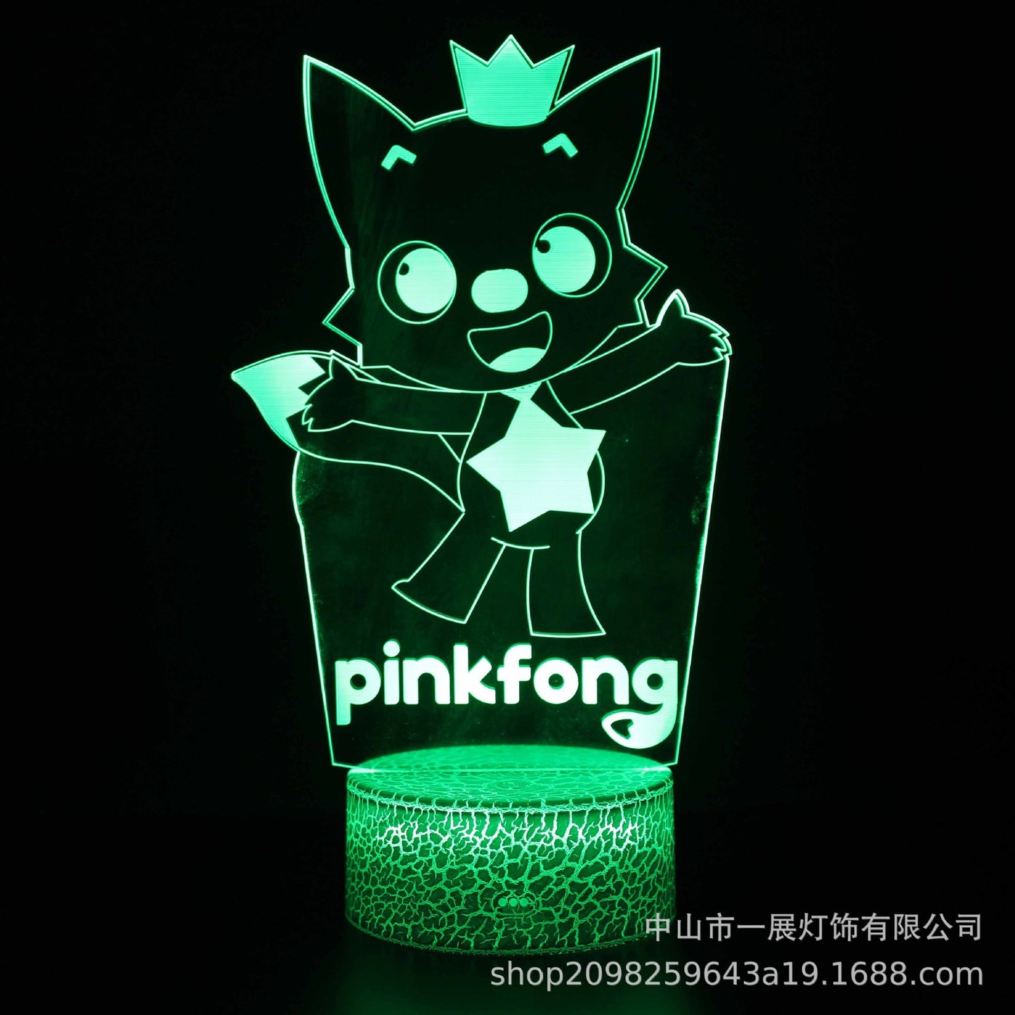 Cross-border explosion cartoon animal Totoro series colorful creative 3D lights LED night light gift table lamp visual lights