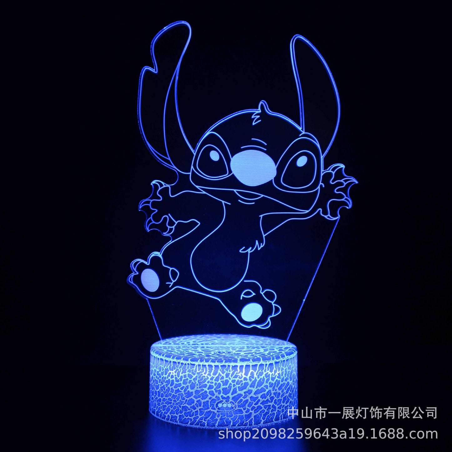 Cross-border explosion cartoon animal Totoro series colorful creative 3D lights LED night light gift table lamp visual lights