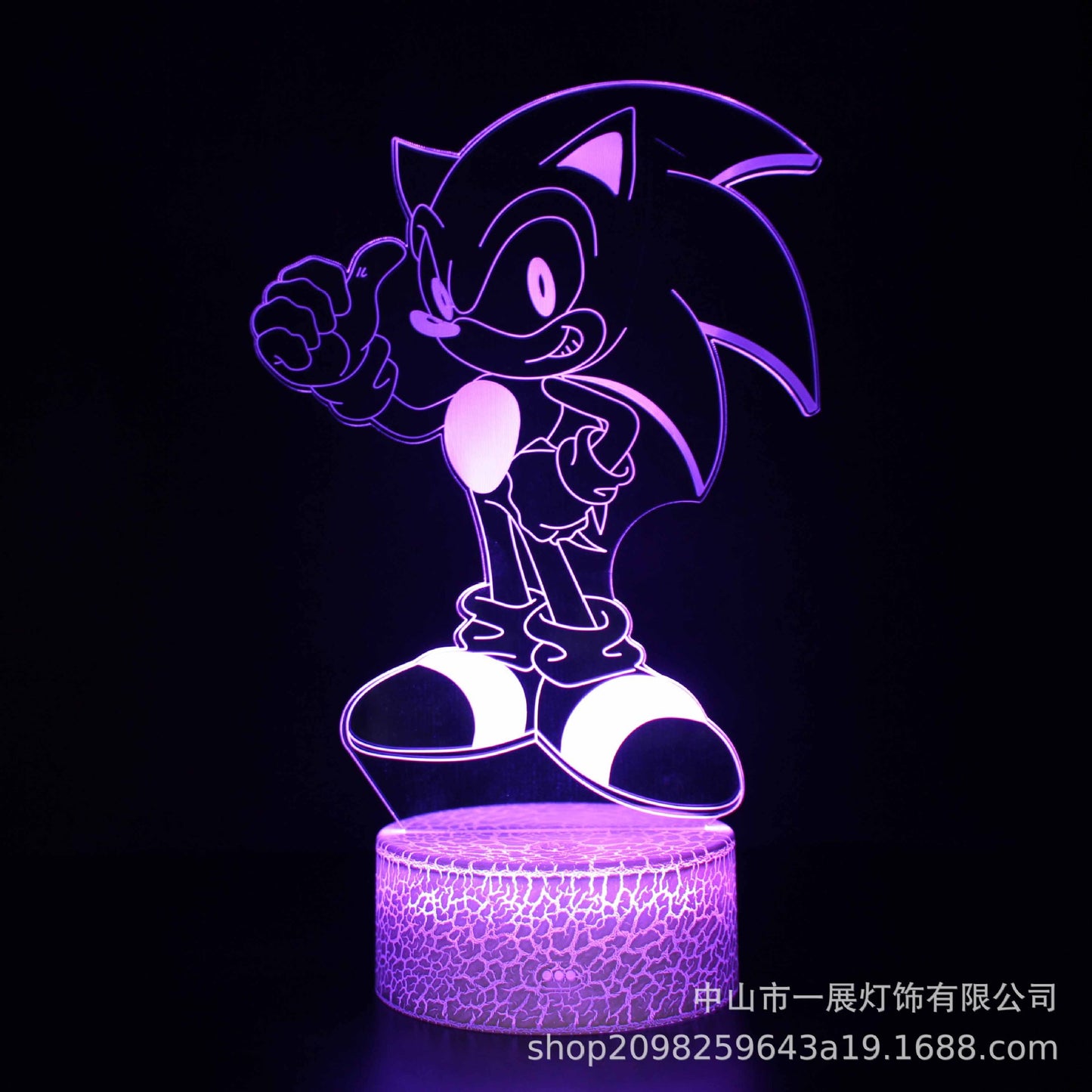 Cross-border explosion cartoon animal Totoro series colorful creative 3D lights LED night light gift table lamp visual lights
