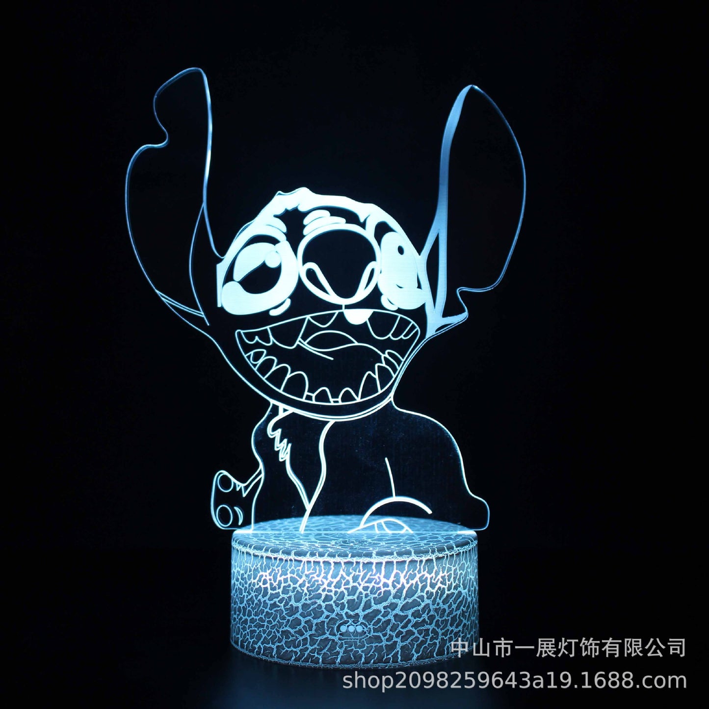 Cross-border explosion cartoon animal Totoro series colorful creative 3D lights LED night light gift table lamp visual lights