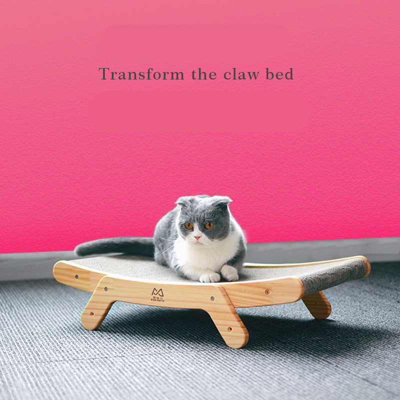 Adjustable Wooden Cat Scratcher