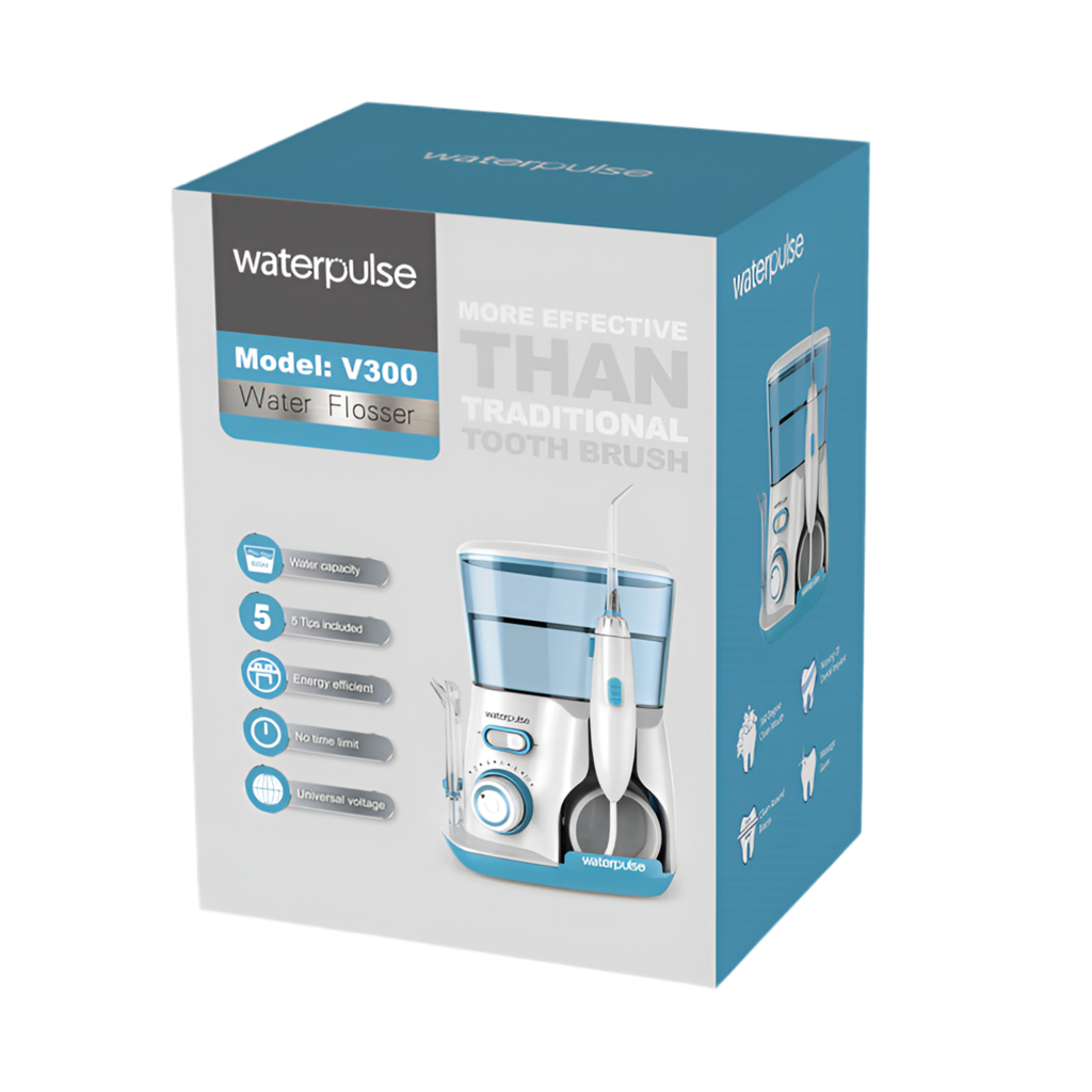 Waterpulse Jianshibao V300 Electric Household Red Teeth Washing Machine Water Floss Dental Cleaner