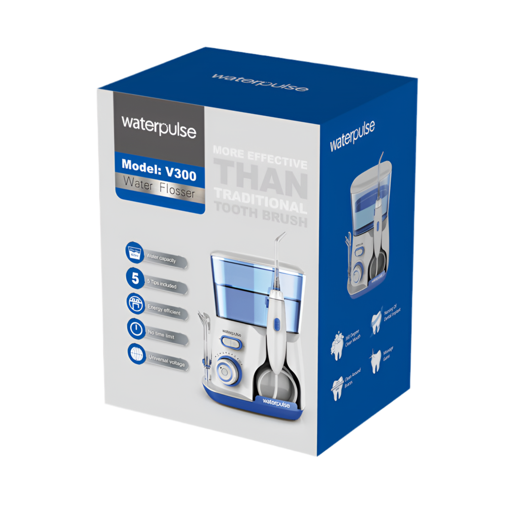 Waterpulse Jianshibao V300 Electric Household Red Teeth Washing Machine Water Floss Dental Cleaner