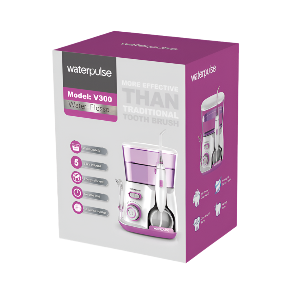 Waterpulse Jianshibao V300 Electric Household Red Teeth Washing Machine Water Floss Dental Cleaner