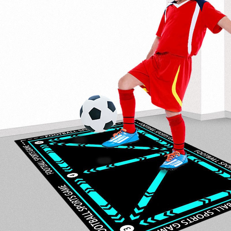 Football training mat anti-slip noise reduction home children's football mat training mat mini football home training mat ball control