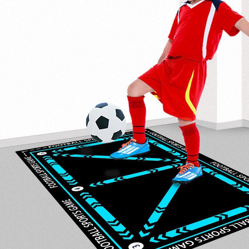 Football training mat anti-slip noise reduction home children's football mat training mat mini football home training mat ball control