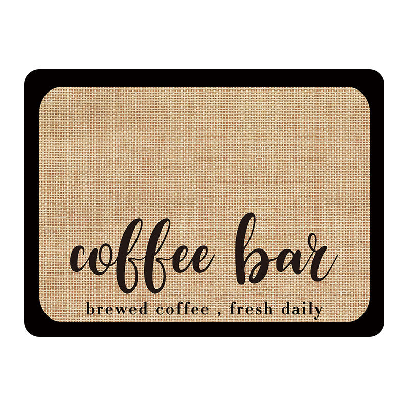 Coffee machine drain pad absorbent mat kitchen bowl bar water cup drying pad table tabletop wash-free