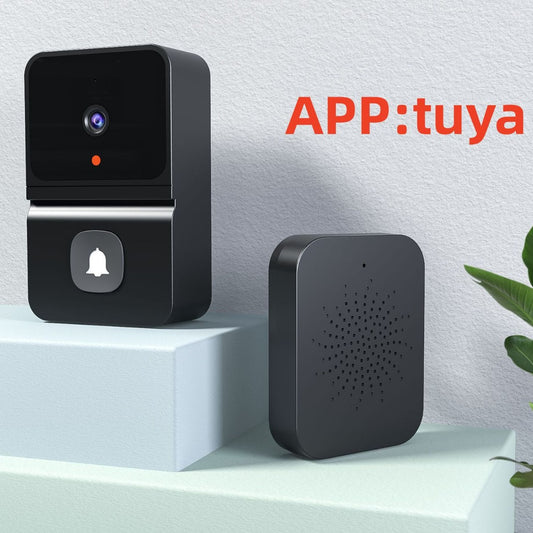 Tuya smart wifi video doorbell home dingdong pager wireless two-way video intercom smart home