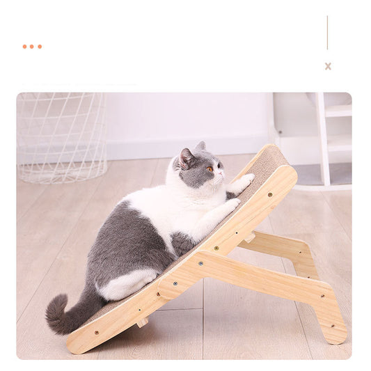 Adjustable Wooden Cat Scratcher