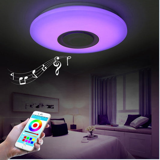 LED Bluetooth Music Ceiling Light Smart Bluetooth Audio Ceiling Light Round 25W36W52W60W Music Light