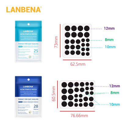 LANBNEA tea tree acne patch daily/night acne patch to fade acne marks Ultra-thin 0.1mm acne patch OEM