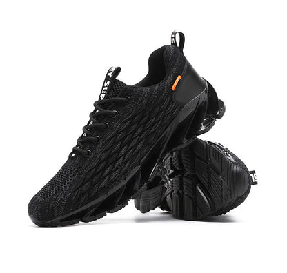 2020 Spring New Fish Scale Blade Casual Lace-up Comfortable Running Men Breathable Gym Fly Woven Mesh Fashion Shoes Sneakers