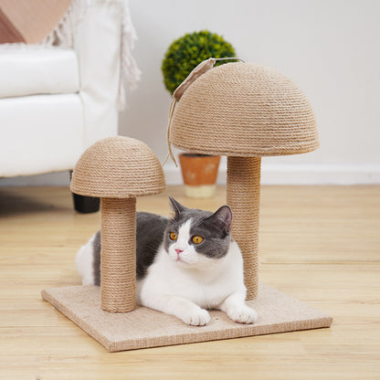 Cat climbing frame, cat bed, cat tree, fun cat hole, mushroom cat scratching post, cat scratching board, cat supplies original wholesale