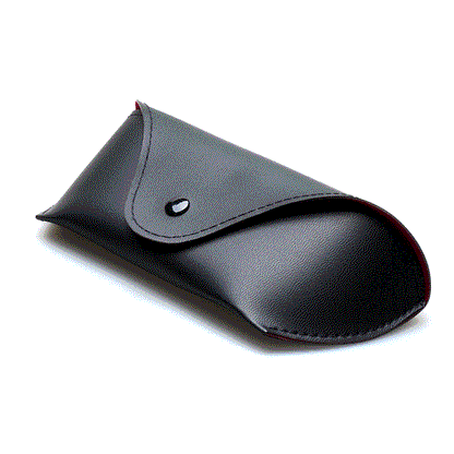 Soft bag glasses leather men's leather myopia folding glasses box sunglasses glasses frame storage box sunglasses