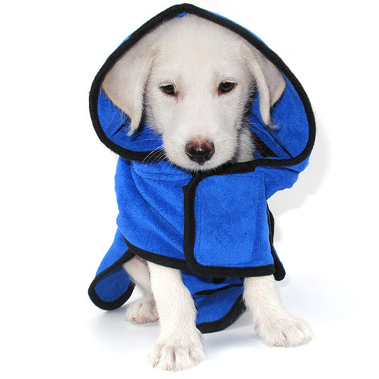 Factory direct new pet super absorbent towel dog bathrobe cat bath towel pet supplies custom
