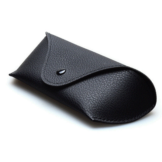 Soft bag glasses leather men's leather myopia folding glasses box sunglasses glasses frame storage box sunglasses