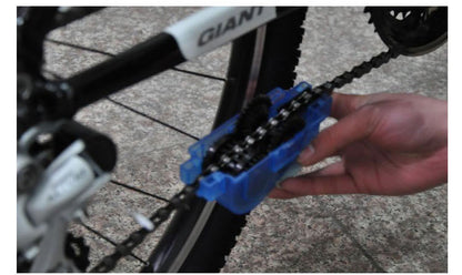 Portable Bicycle Chain Cleaner Bike Clean Machine Scrubber Wash Tool Mountain Road Bike Cycling Cleaning Kit
