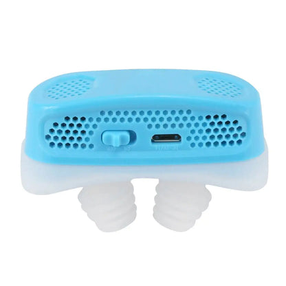 Upgrade Electric Silicone Anti Snore Nose Stopping Breathing Apparatus Guard Sleeping Aid Mini Snoring Device Relieve Snoring