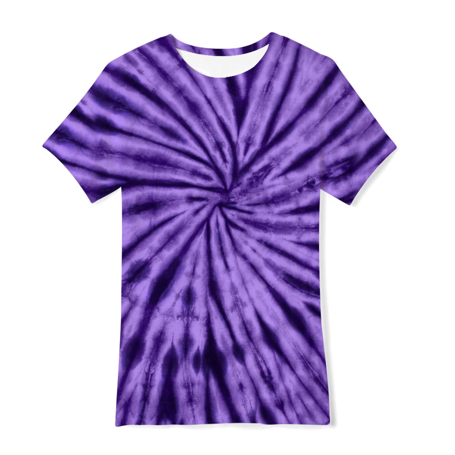 Cross-border new European and American men's gradient short-sleeved T-shirt 3D digital printing short-sleeved light mature casual breathable