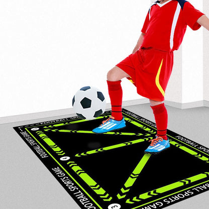 Football training mat anti-slip noise reduction home children's football mat training mat mini football home training mat ball control