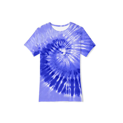Cross-border new European and American men's gradient short-sleeved T-shirt 3D digital printing short-sleeved light mature casual breathable