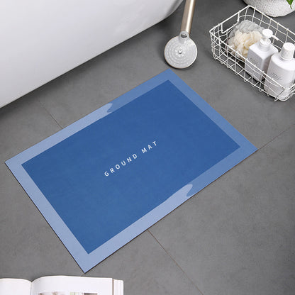 Diatom mud foot pad quick drying soft pad absorbent bathroom home