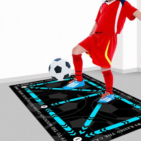 Football training mat anti-slip noise reduction home children's football mat training mat mini football home training mat ball control