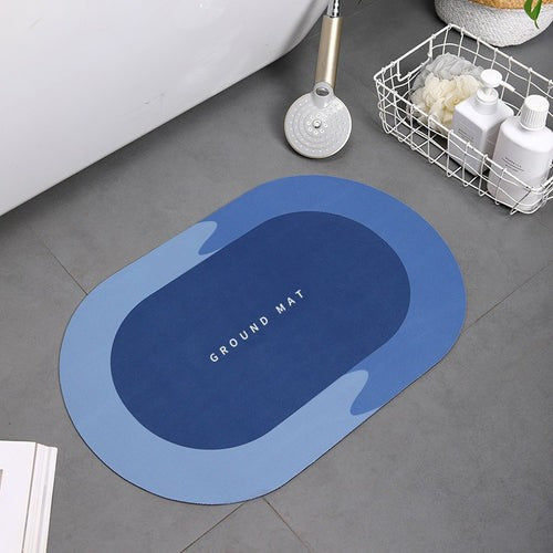 Diatom mud foot pad quick drying soft pad absorbent bathroom home