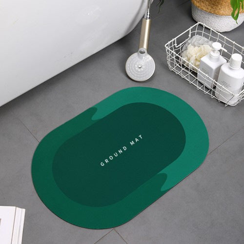 Diatom mud foot pad quick drying soft pad absorbent bathroom home