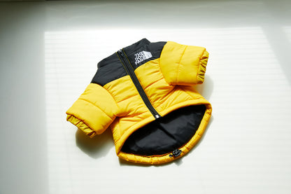 American trendy dog face windproof and rainproof dog large dog winter warm raincoat dog pet cotton jacket