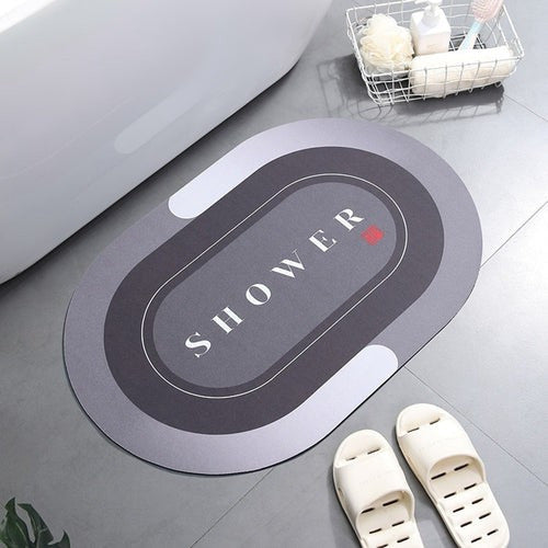Diatom mud foot pad quick drying soft pad absorbent bathroom home