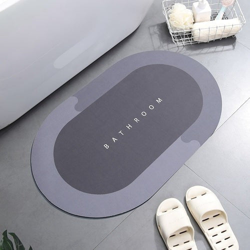 Diatom mud foot pad quick drying soft pad absorbent bathroom home
