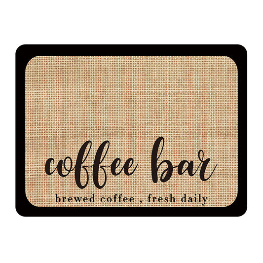 Coffee machine drain pad absorbent mat kitchen bowl bar water cup drying pad table tabletop wash-free