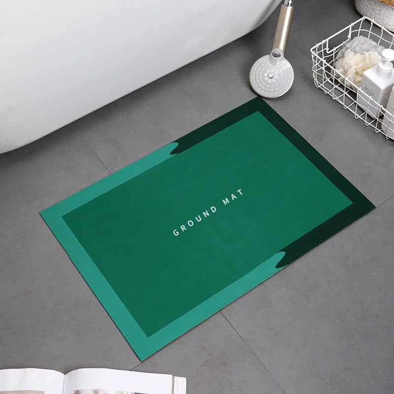 Diatom mud foot pad quick drying soft pad absorbent bathroom home