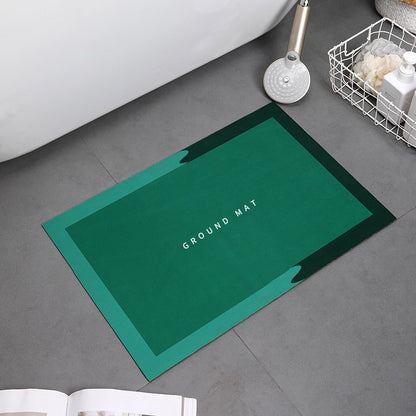 Diatom mud foot pad quick drying soft pad absorbent bathroom home
