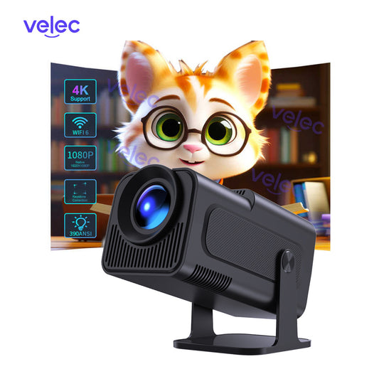 2024HY320 cross-border projector home living room wall-mounted portable 4K ultra-clear home theater projector factory