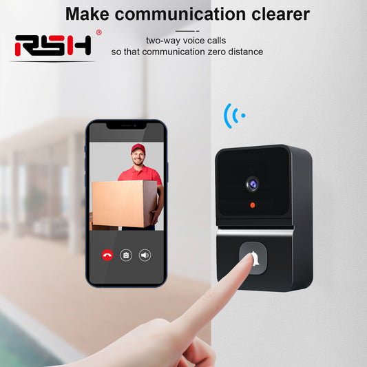 Tuya smart wifi video doorbell home dingdong pager wireless two-way video intercom smart home