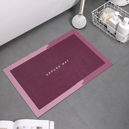 Diatom mud foot pad quick drying soft pad absorbent bathroom home